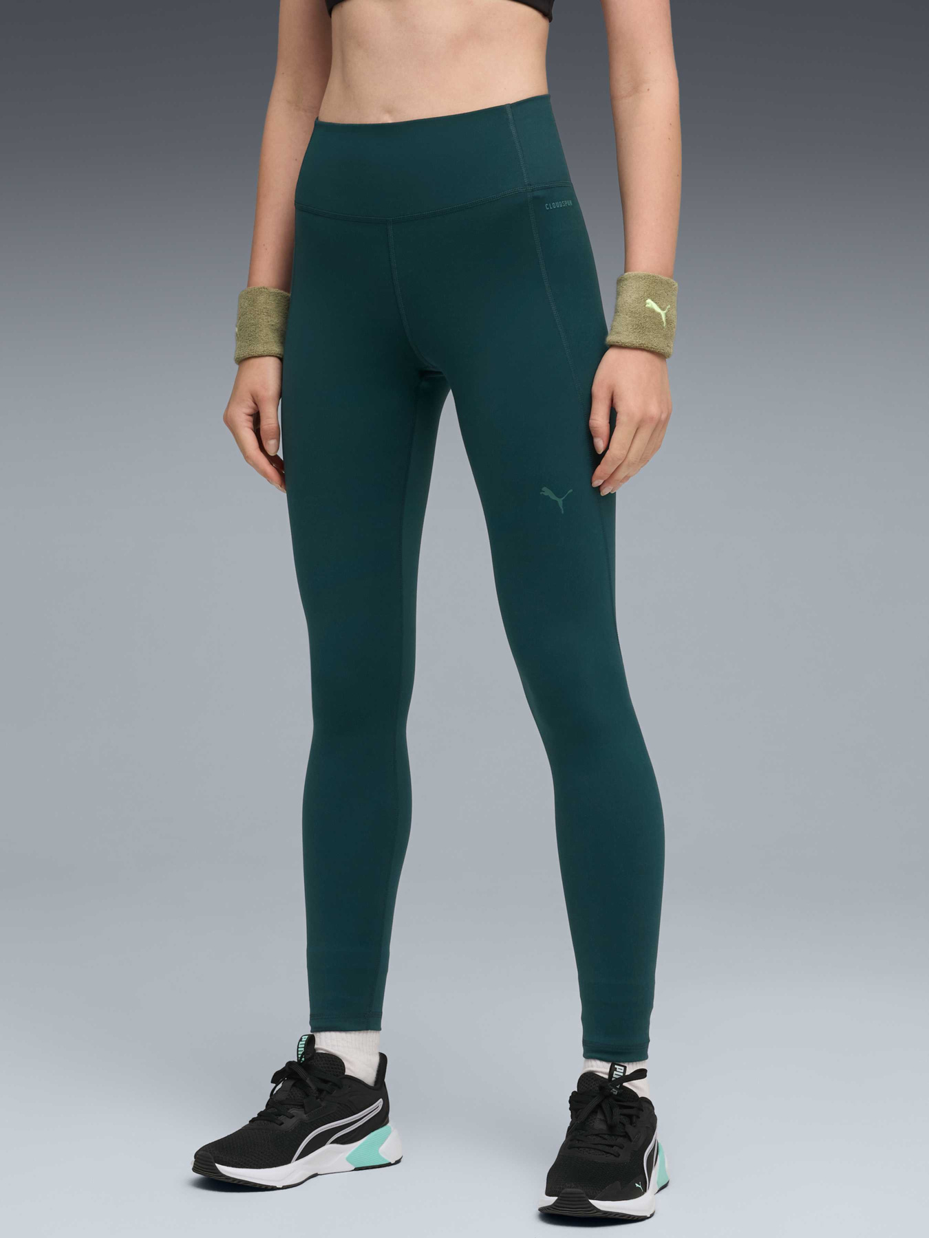 Брюки PUMA W Cloudspun Tight - Hw Fl модель 527452 Фото