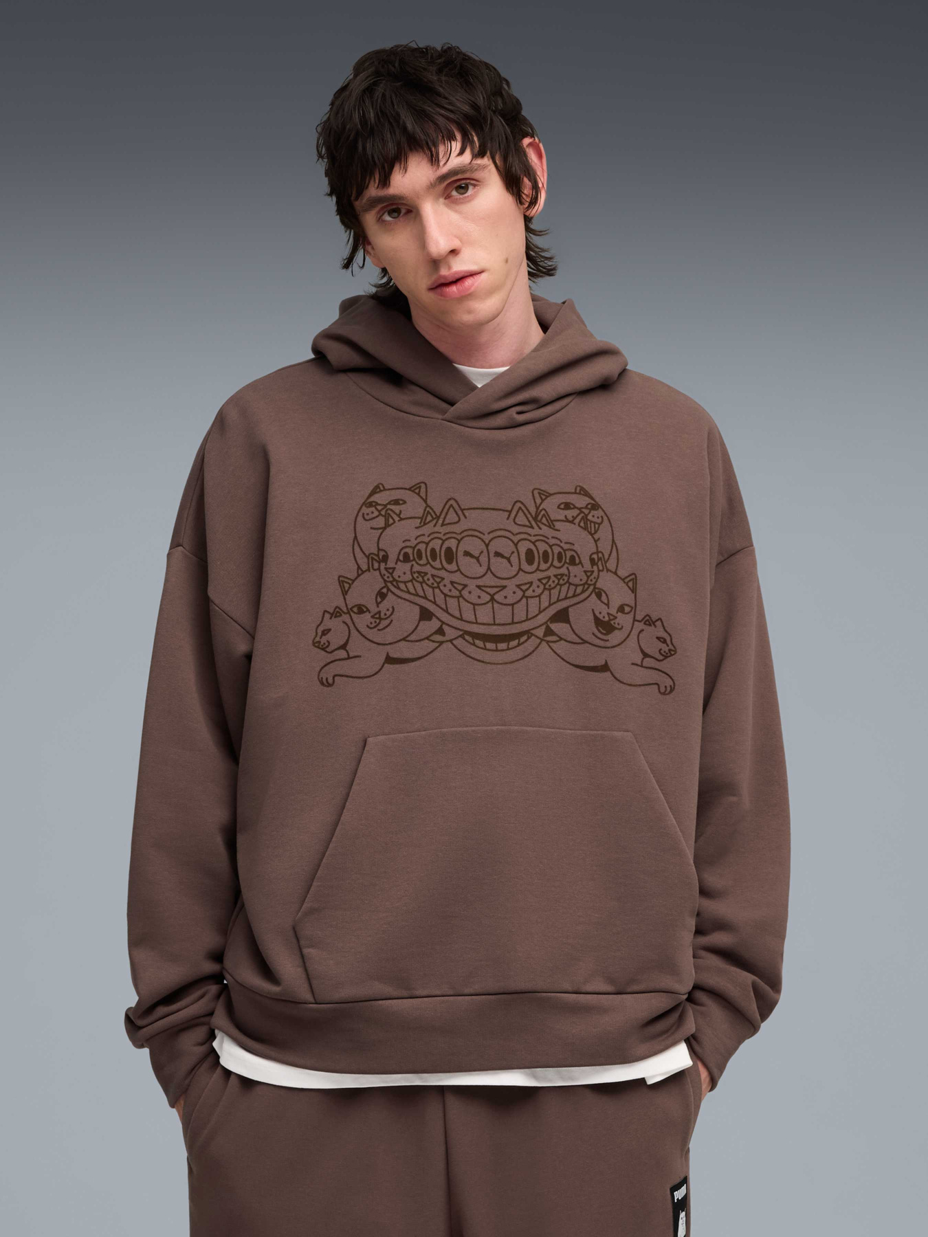 Худи PUMA x RIPNDIP Boxy Tee Hoodie Men модель 632414 Худи PUMA x RIPNDIP Boxy Tee Hoodie Men модель 632414 Фото