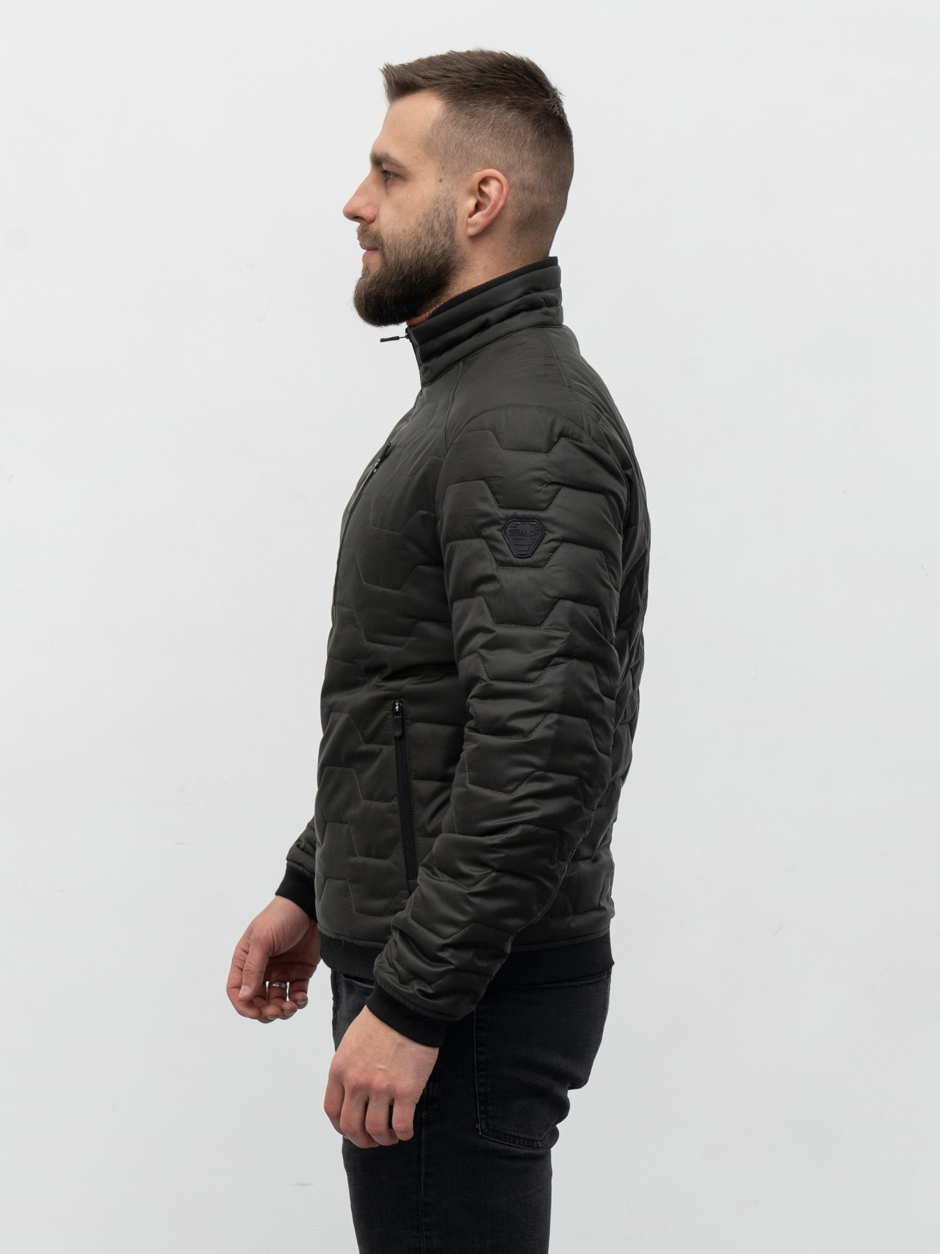 Чоловіча демісезонна куртка модель 36-VLN-BLC Фото