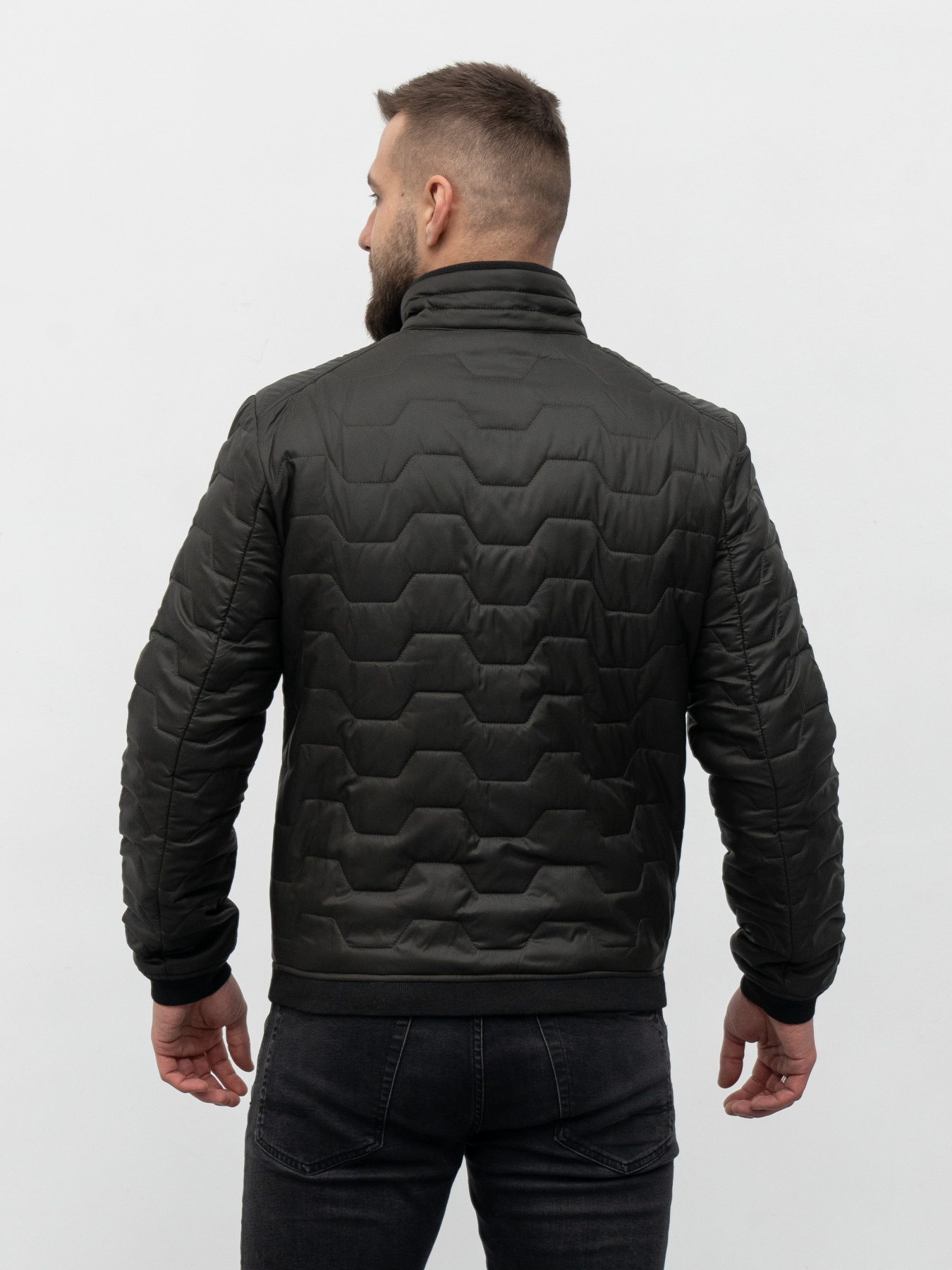 Чоловіча демісезонна куртка модель 36-VLN-BLC Фото