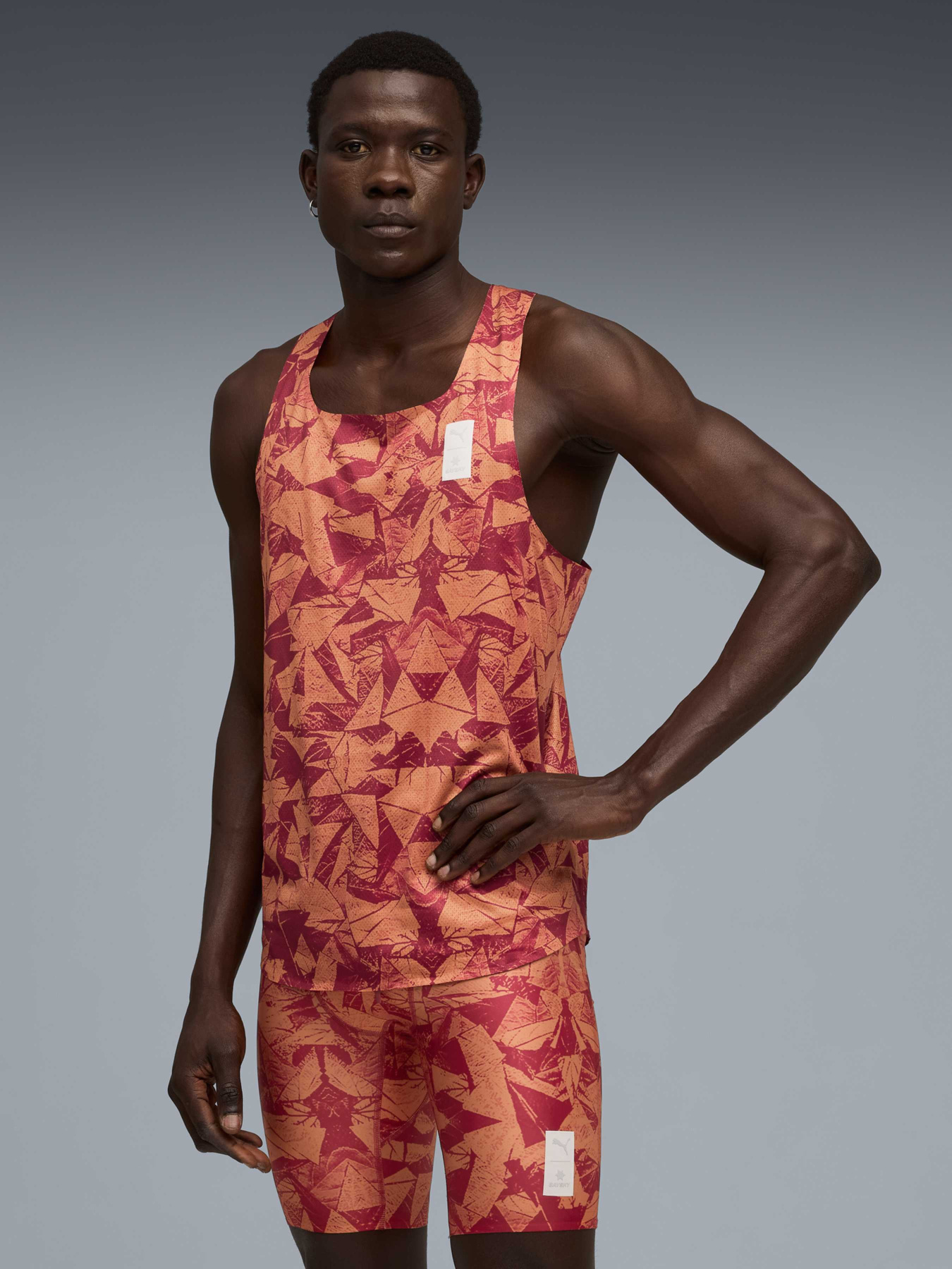 Майка спортивная PUMA M x Saysky Singlet Aop модель 527609 Фото