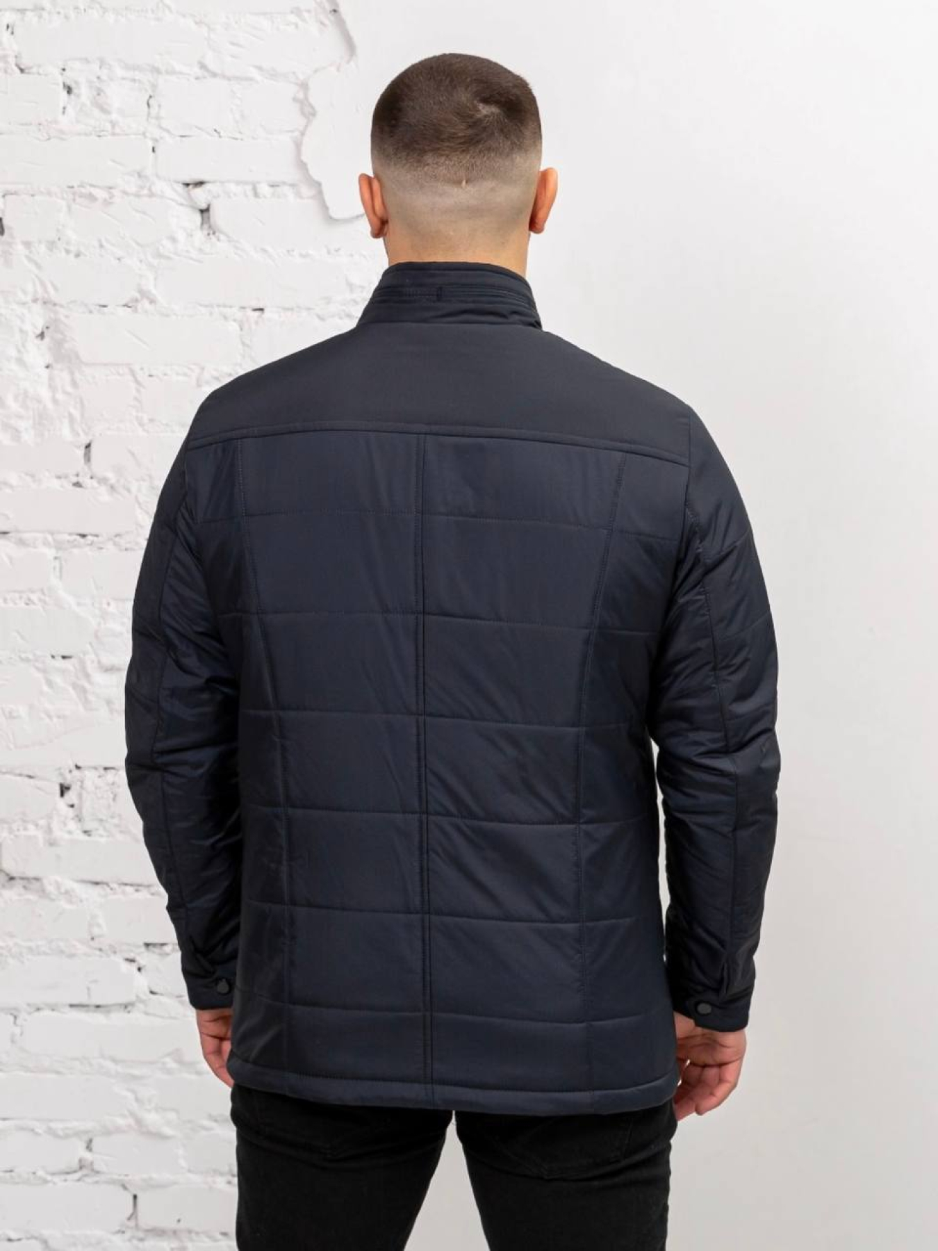 Чоловіча куртка демісезонна модель 77-VLN-BLUE Фото