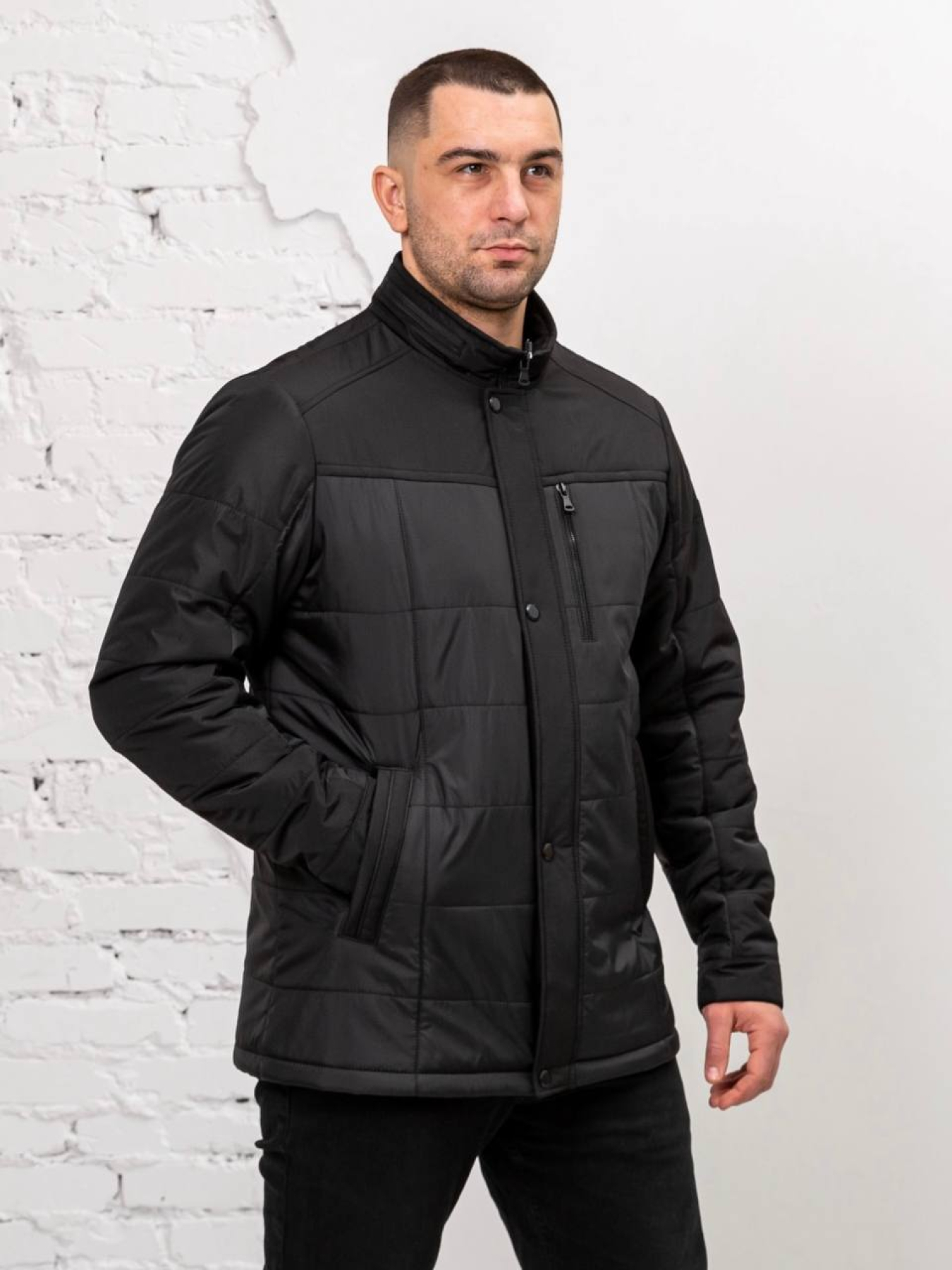 Мужская куртка демисезонная модель 77-VLN-BLCK Мужская куртка демисезонная модель 77-VLN-BLCK Фото
