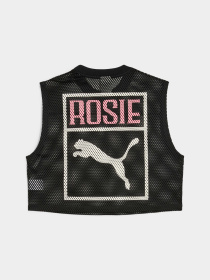 Спортивная майка PUMA x Rosé Relaxed Mesh Top модель 633804 Фото