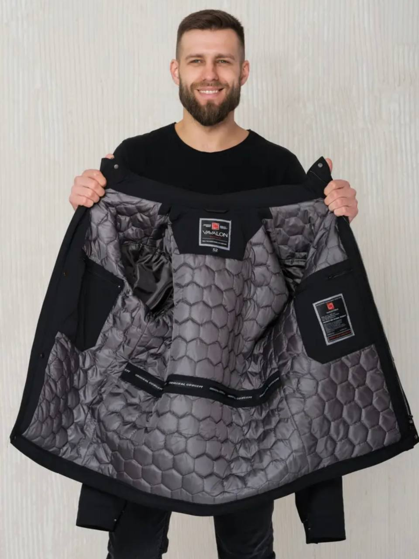 Чоловічі куртки осінь від виробника модель 35-VLN_BLC Фото