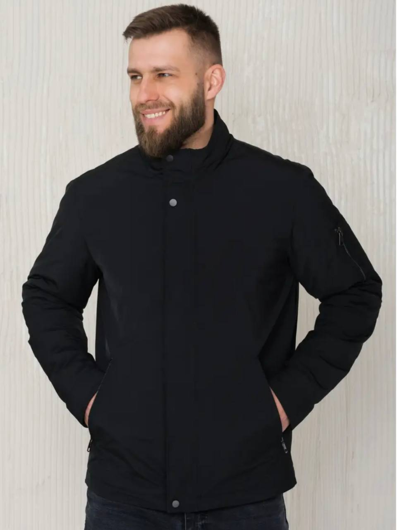 Чоловічі куртки осінь від виробника модель 35-VLN_BLC Фото