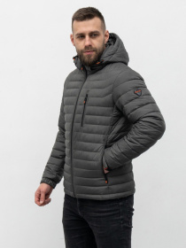 Мужская демисезонная куртка модель 908-VLN-darkGray Фото