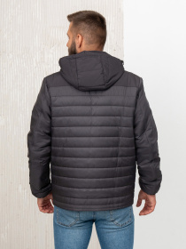 Чоловіча демісезонна куртка модель 98-graphite Фото