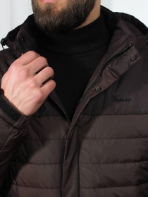 Чоловіча демісезонна куртка модель 98-chocolate Фото