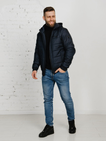 Чоловіча демісезонна куртка модель 89-BLU Фото