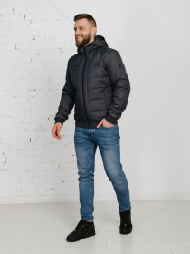 Чоловіча демісезонна куртка модель 89-graphite Фото