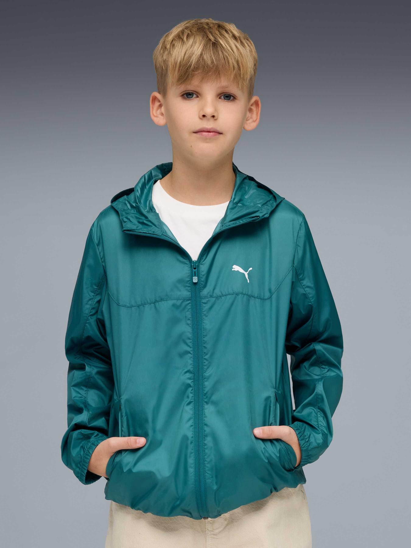 Дитяча вітрівка Essentials Regular Windbreaker Youth модель 685165 Дитяча вітрівка Essentials Regular Windbreaker Youth модель 685165 Фото