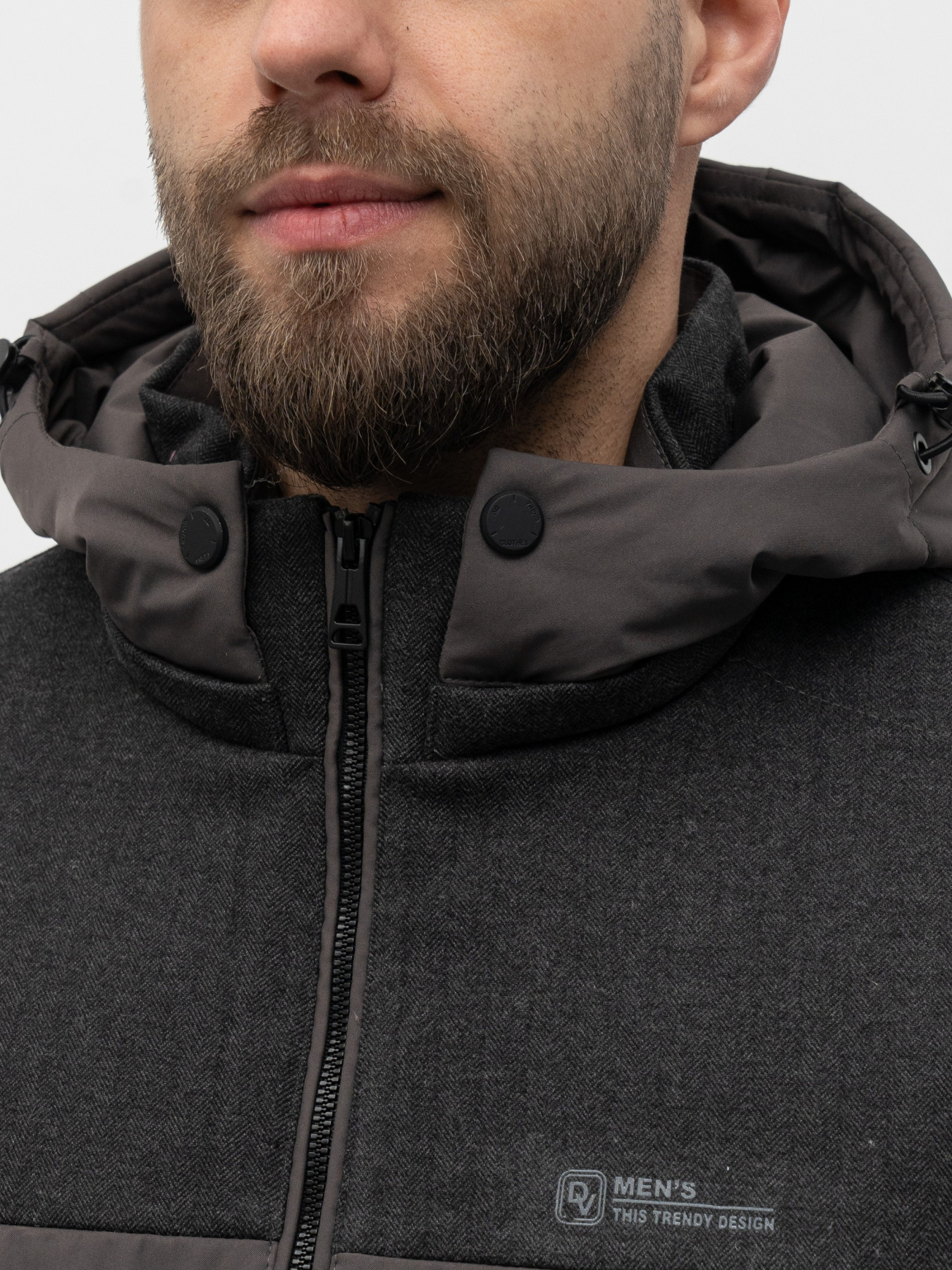 Демісезонна куртка D&V couture модель 109-DVL-GR Фото