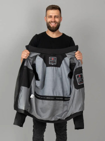 Мужская демисезонная куртка модель 135-VLN-BLC Фото