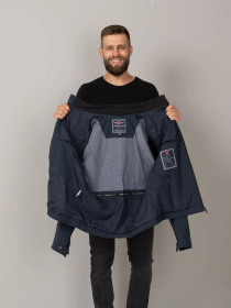 Мужская демисезонная куртка модель 135-VLN-BLU Фото