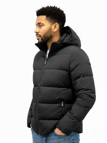 Черная демисезонная куртка AS-126-nordis-black модель AS-126-nordis-black Фото