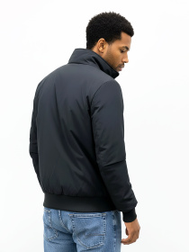 Чоловічий синій бомбер з коміром-стійкою AS-130-campus-navy модель AS-130-campus-navy Фото