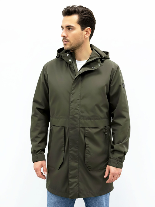 Чоловіча подовжена легка куртка хакі AS-132-lenox-green модель AS-132-lenox-green Чоловіча подовжена легка куртка хакі AS-132-lenox-green модель AS-132-lenox-green Фото