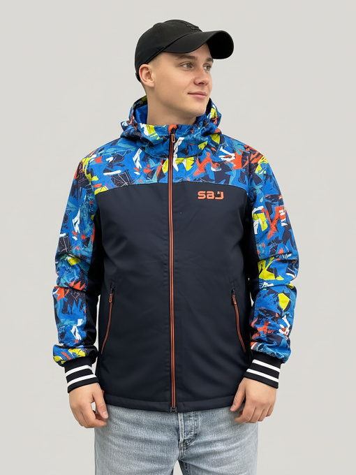 Спортивна вітровка синього кольору SB-19118-sport-blue модель SB-19118-sport-blue Спортивна вітровка синього кольору SB-19118-sport-blue модель SB-19118-sport-blue Фото