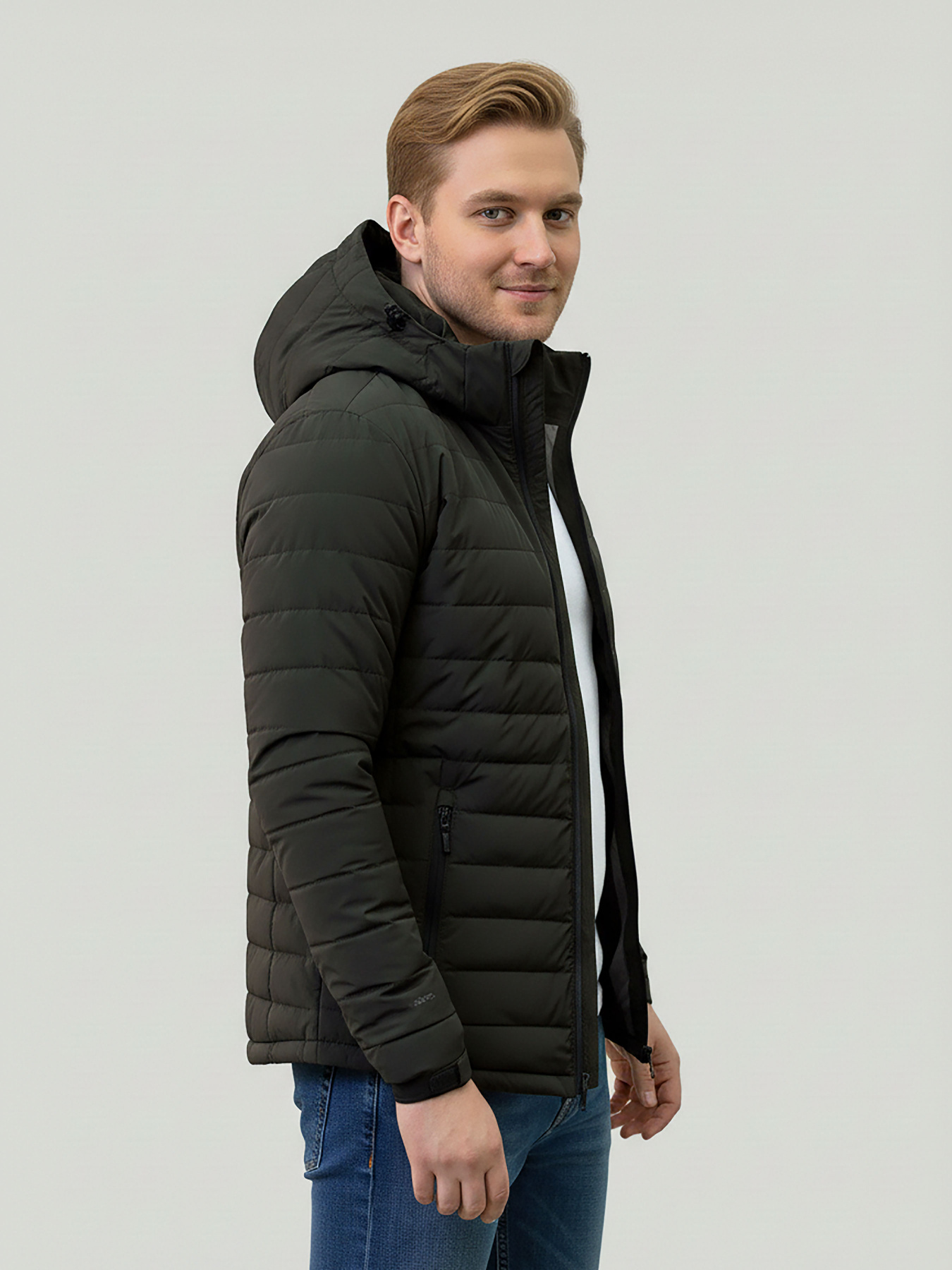 Демисезонная куртка Sun's House модель SB-22217-atlantic-dark-green Фото