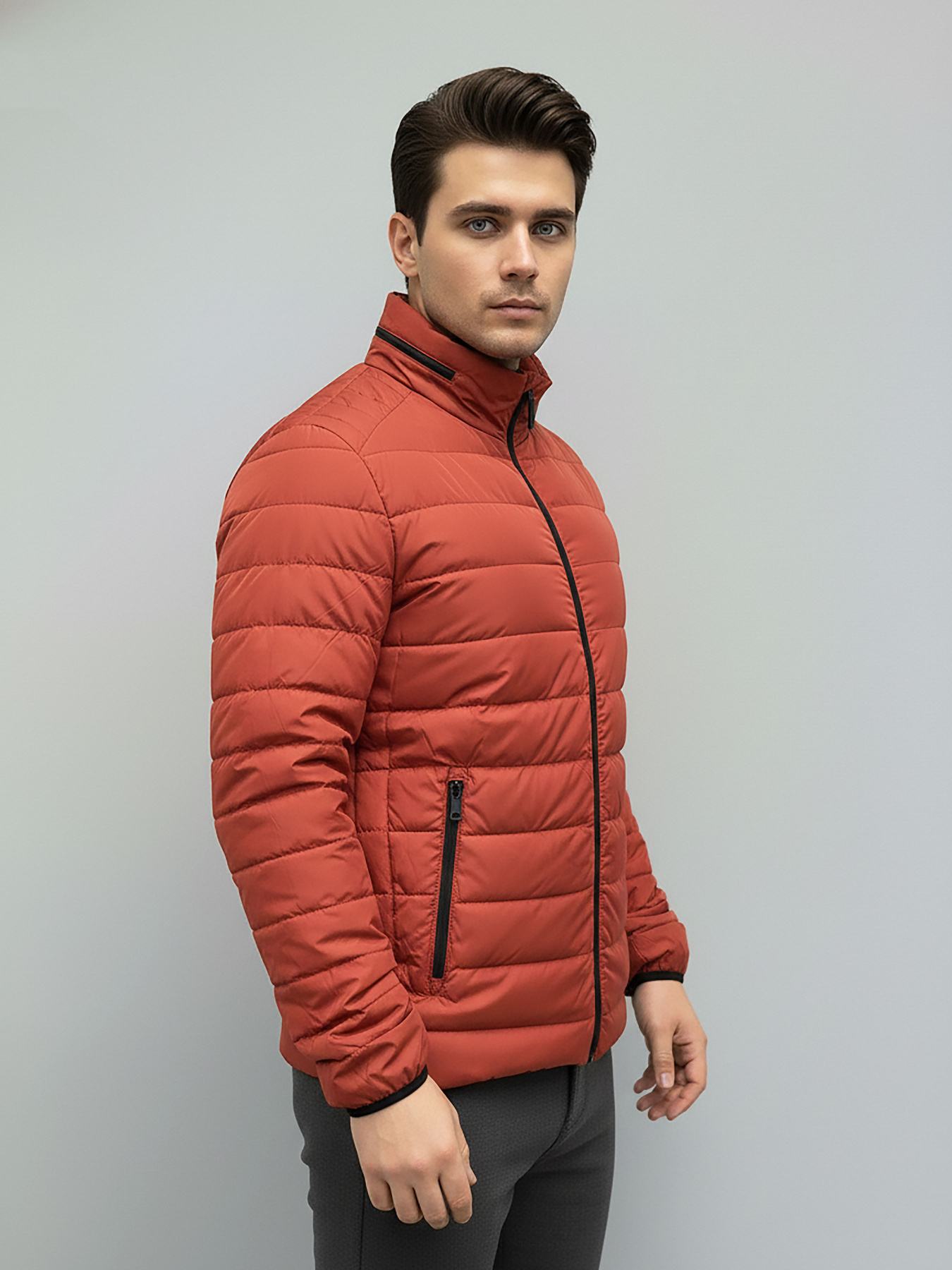 Демісезонна куртка Sun's House модель SB-24258-ducat-bordo Фото