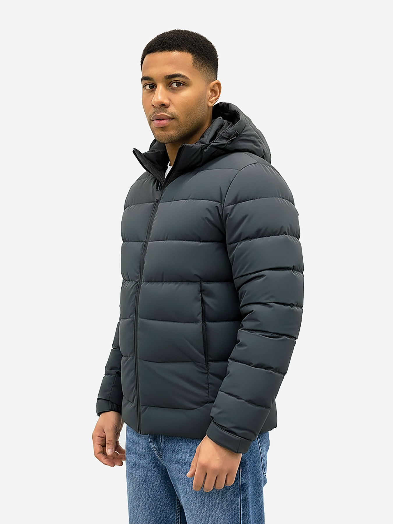 Демисезонная куртка Sun's House модель SB-25247-dark-grey Фото