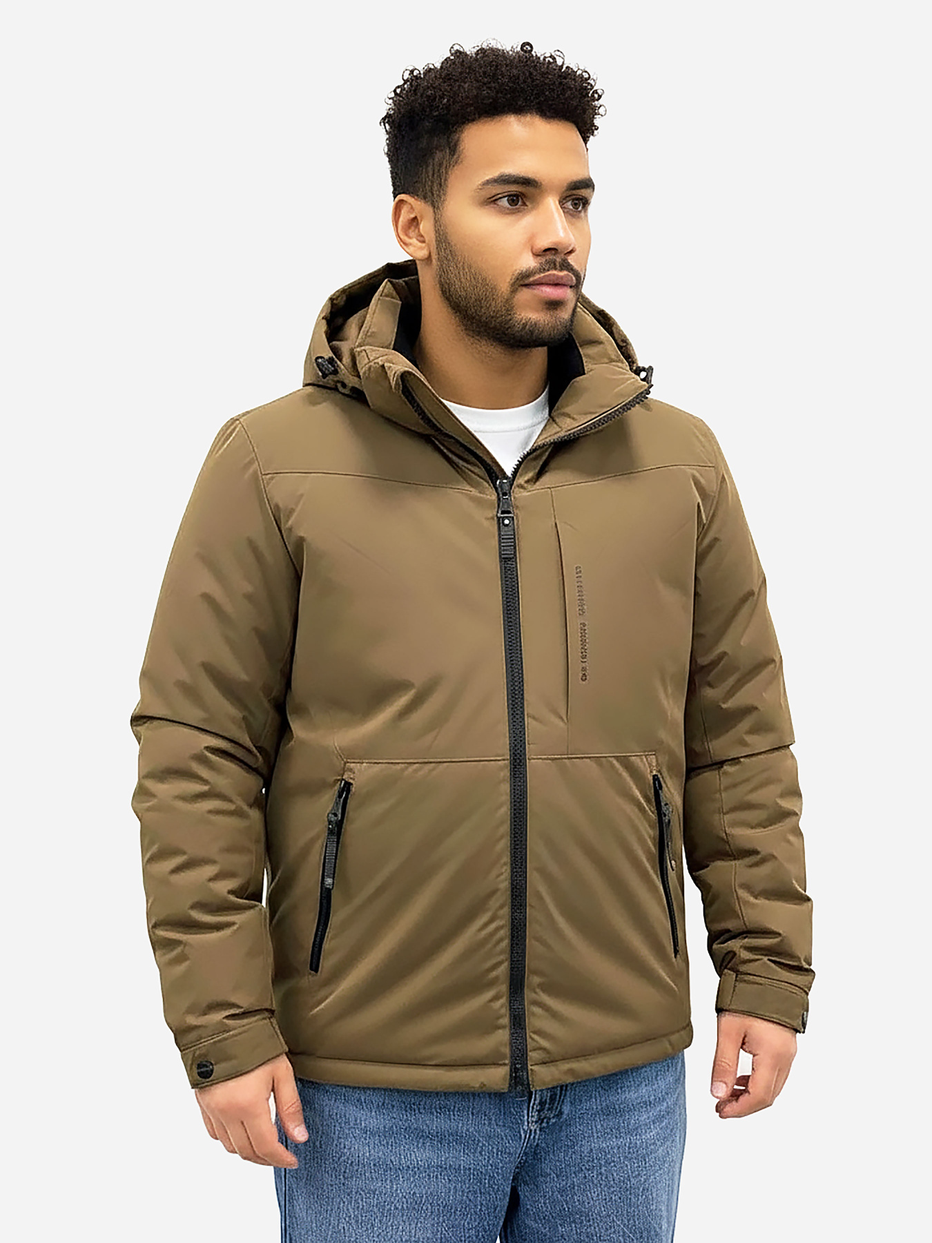 Чоловіча зимова куртка коричневого кольору SB-25266-brown-kava модель SB-25266-brown-kava Фото