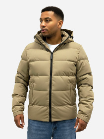 Утепленная куртка бежевого цвета SB-25270-beige-gold модель SB-25270-beige-gold Фото