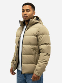 Утепленная куртка бежевого цвета SB-25270-beige-gold модель SB-25270-beige-gold Фото