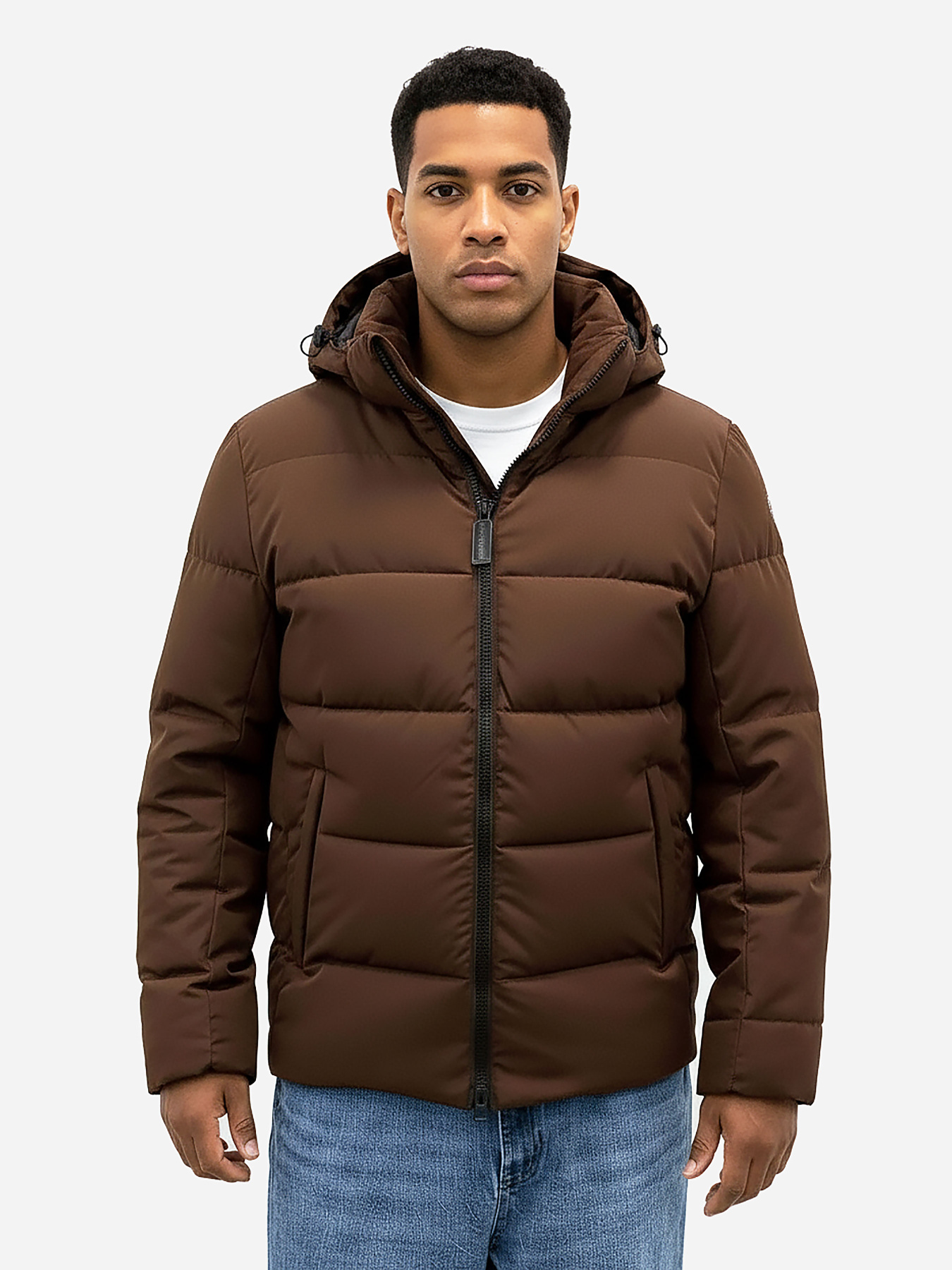 Мужская куртка коричневая утепленная SB-25270-brown-chocolate модель SB-25270-brown-chocolate Фото