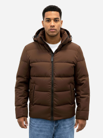 Демисезонная куртка Sun's House модель SB-25270-brown-chocolate Фото