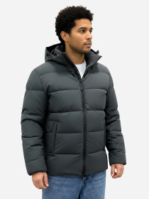 Куртка утеплена з капюшоном темно-сіра SB-25270-dark-grey модель SB-25270-dark-grey Фото