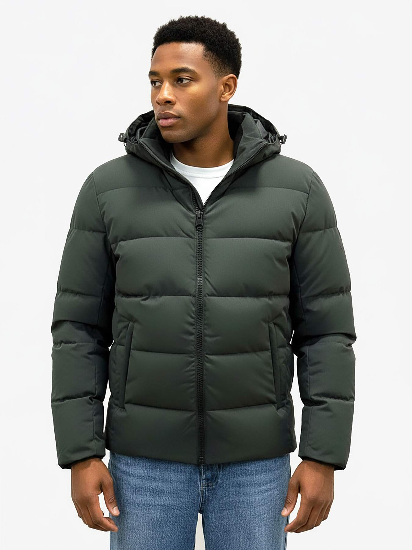 Куртка утепленная зеленого цвета SB-25270-khaki модель SB-25270-khaki Фото