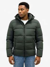 Куртка утепленная зеленого цвета SB-25270-khaki модель SB-25270-khaki Фото