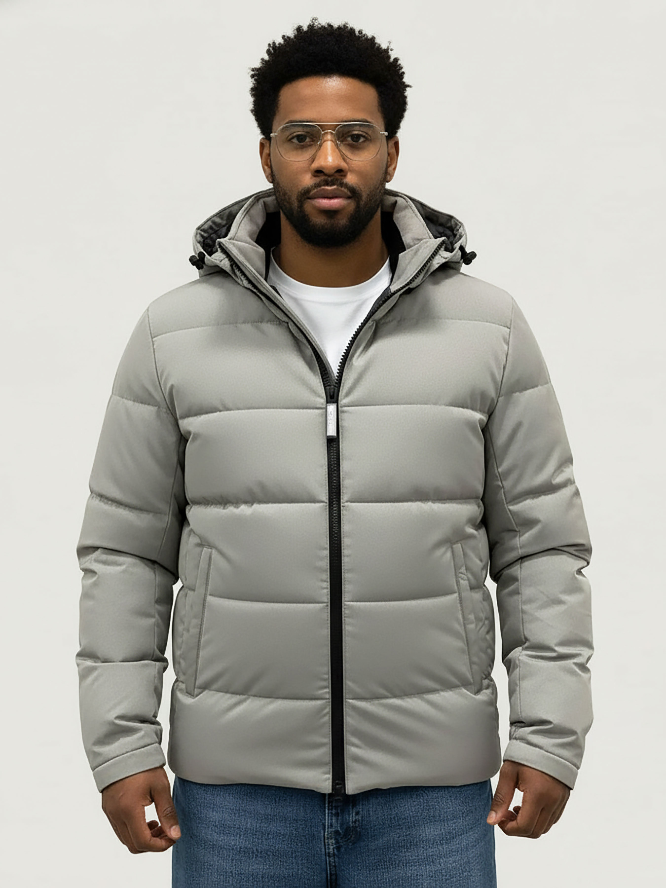 Демисезонная куртка Sun's House модель SB-25270-light-grey Фото