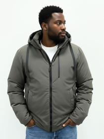 Зимова чоловіча куртка зеленого кольору SB-25272-olive модель SB-25272-olive Фото