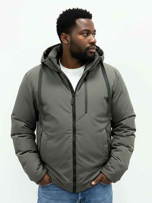 Зимова чоловіча куртка зеленого кольору SB-25272-olive модель SB-25272-olive Зимова чоловіча куртка зеленого кольору SB-25272-olive модель SB-25272-olive Фото
