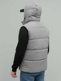 Утеплений жилет Sun's House модель SB-25280-r-west-light-grey Утеплений жилет Sun's House модель SB-25280-r-west-light-grey Фото