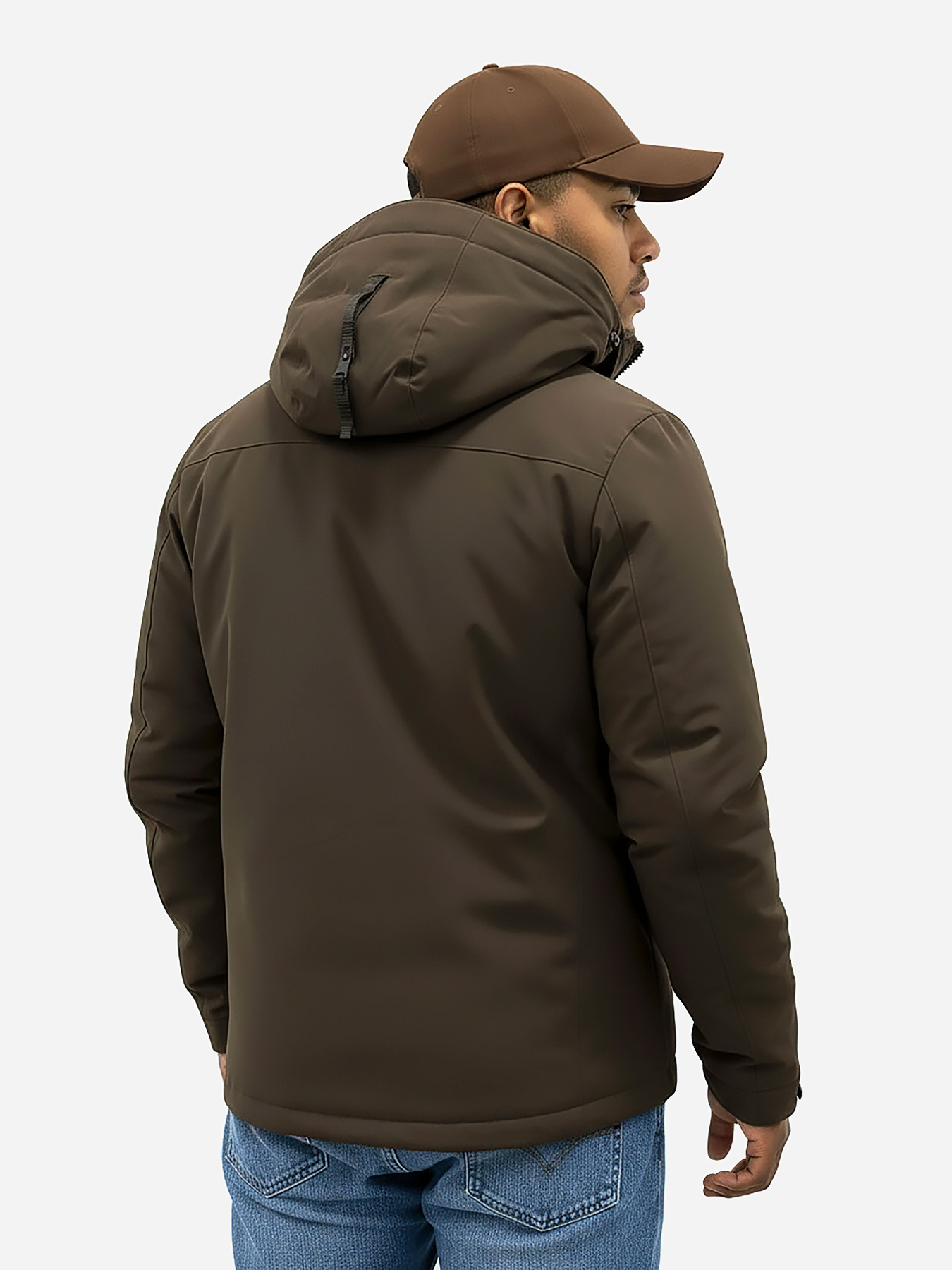 Коричнева зимова чоловіча куртка SB-25296-brown модель SB-25296-brown Фото