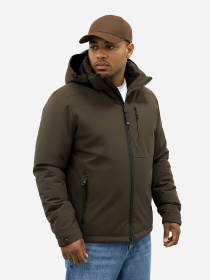 Коричнева зимова чоловіча куртка SB-25296-brown модель SB-25296-brown Фото