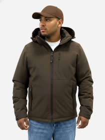 Коричнева зимова чоловіча куртка SB-25296-brown модель SB-25296-brown Фото