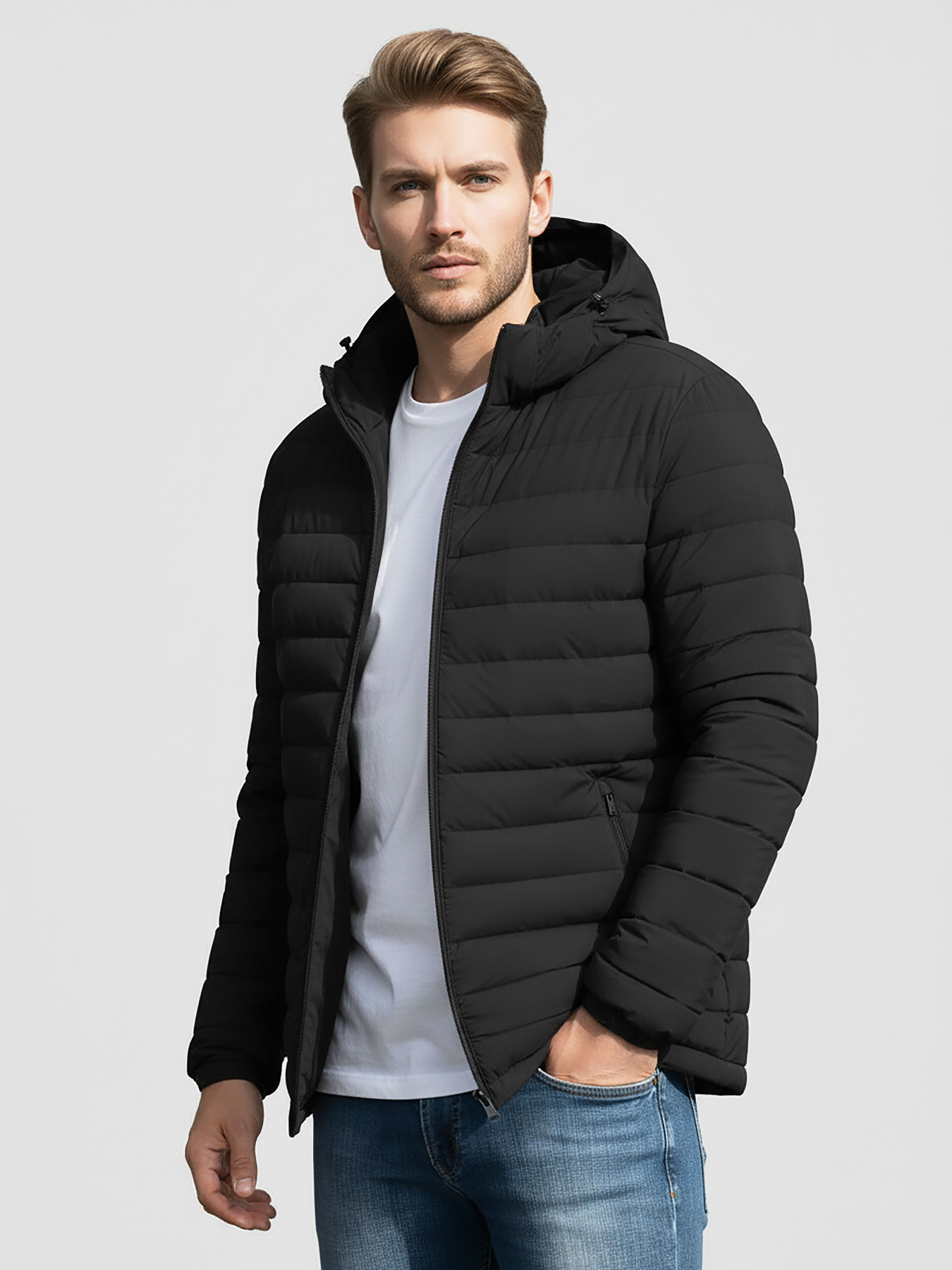 Куртка чорна демісезонна SB-26217-atlantic-black модель SB-26217-atlantic-black Фото