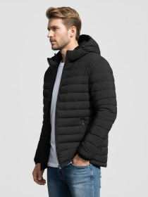 Куртка чорна демісезонна SB-26217-atlantic-black модель SB-26217-atlantic-black Фото