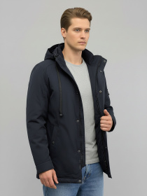 Куртка-ветровка темно-синяя со встроенными наушниками SB-ITC-616-dark-blue модель SB-ITC-616-dark-blue Фото