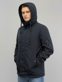 Куртка-ветровка темно-синяя со встроенными наушниками SB-ITC-616-dark-blue модель SB-ITC-616-dark-blue Фото