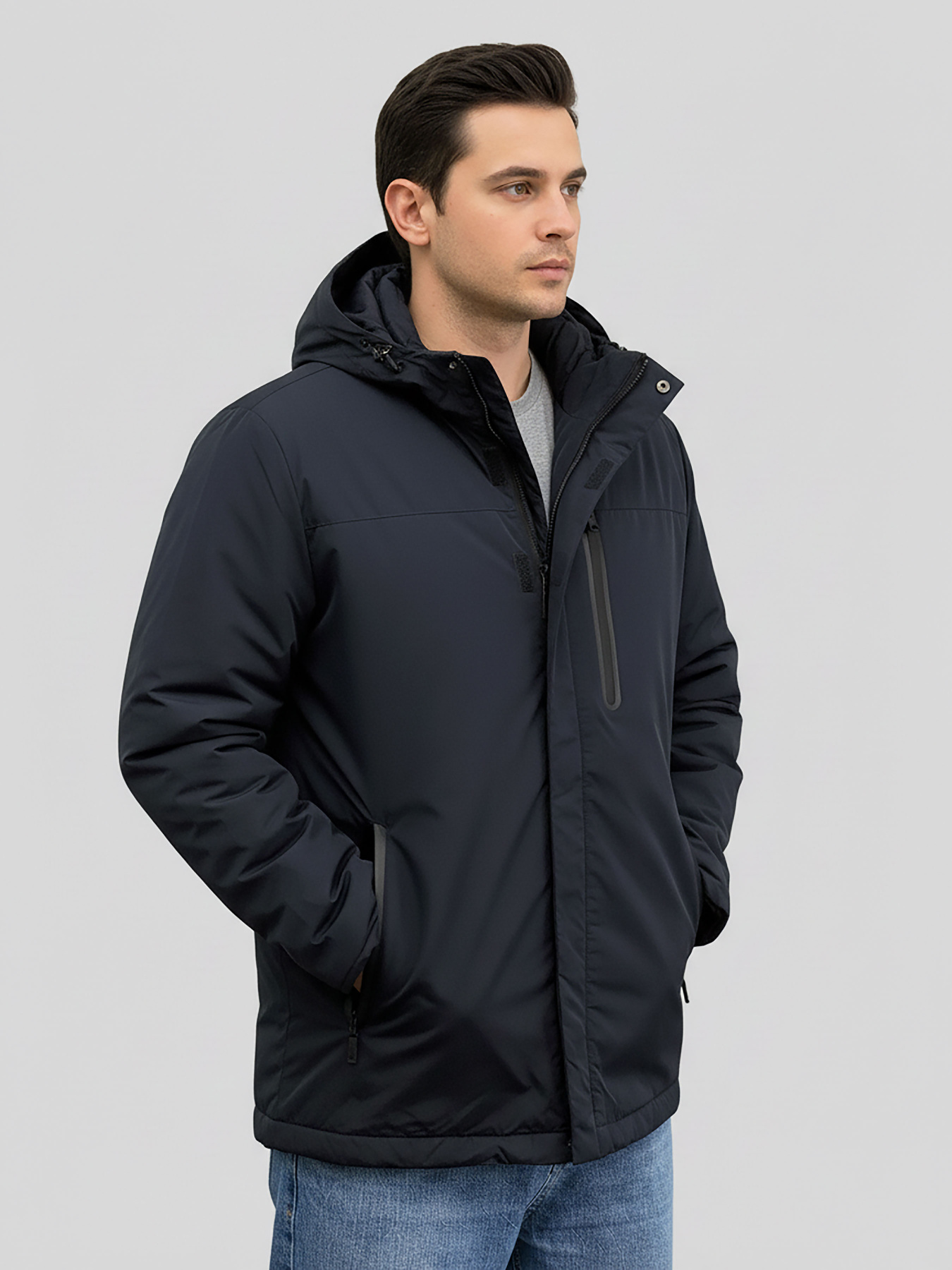 Куртка чоловіча темно-синя SB-TFBW-50430-dark-blue модель SB-TFBW-50430-dark-blue Фото
