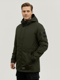 Куртка-вітровка зелена з капюшоном Sb-TJBW-50235-green модель SB-TJBW-50235-green Фото