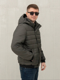 Мужская демисезонная куртка модель 35-1-CKF-OLIV Мужская демисезонная куртка модель 35-1-CKF-OLIV Фото