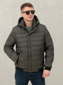 Демісезонна куртка City Fashion Classic модель 35-1-CKF-OLIV Фото