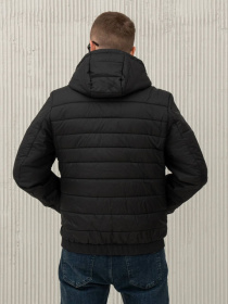 Демісезонна куртка City Fashion Classic модель 35-1-CKF-BLCK Фото